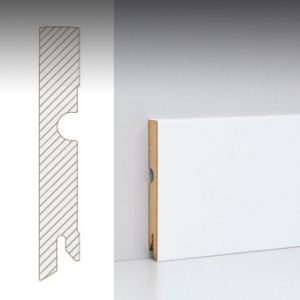 Plinthes 9,5 cm blanc